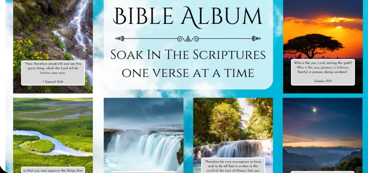 1600 Bible Verses with landscape photos
